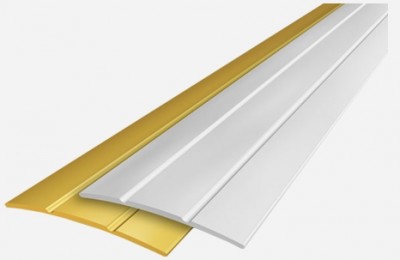 Алюминиевый порог ДП8 (цвет золото)