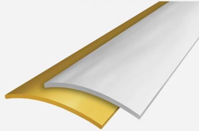 Алюминиевый порог ДП9 (цвет золото)