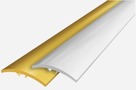 Алюминиевый порог ДП10 (цвет золото)