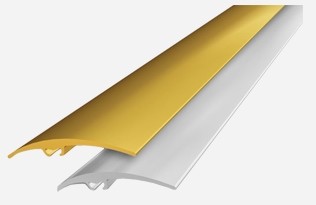 Алюминиевый порог ДП13 (цвет золото)