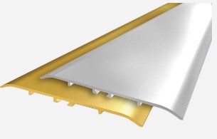 Алюминиевый порог ДП80 (цвет бронза)