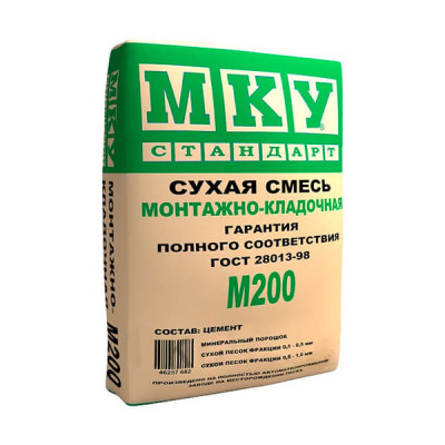 Монтажно-кладочная смесь МКУ М-200 40кг