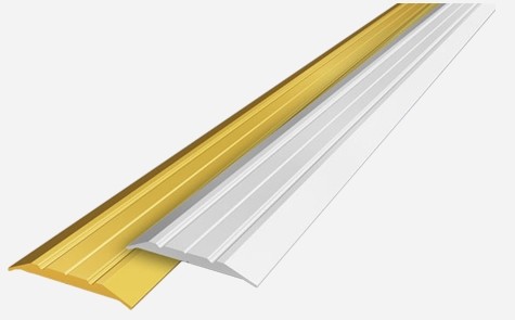 Алюминиевый порог ДП1 (цвет золото)
